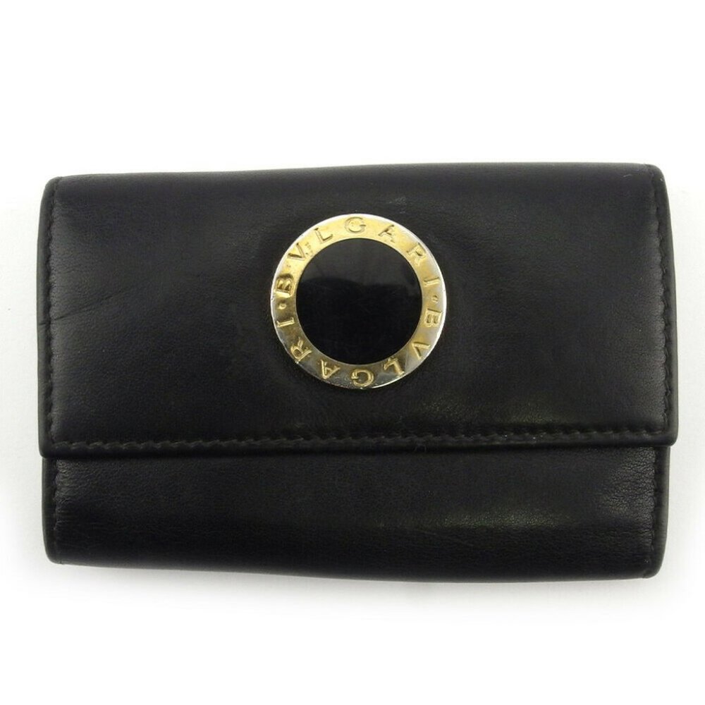 BVLGARI key case Corolle Leather Auth used T18789